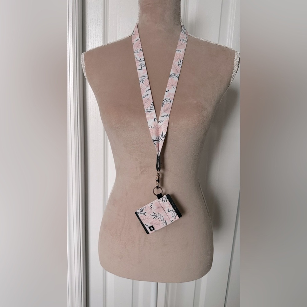 Thread Wallet With Matching Lanyard. Elastic Wall… - image 1